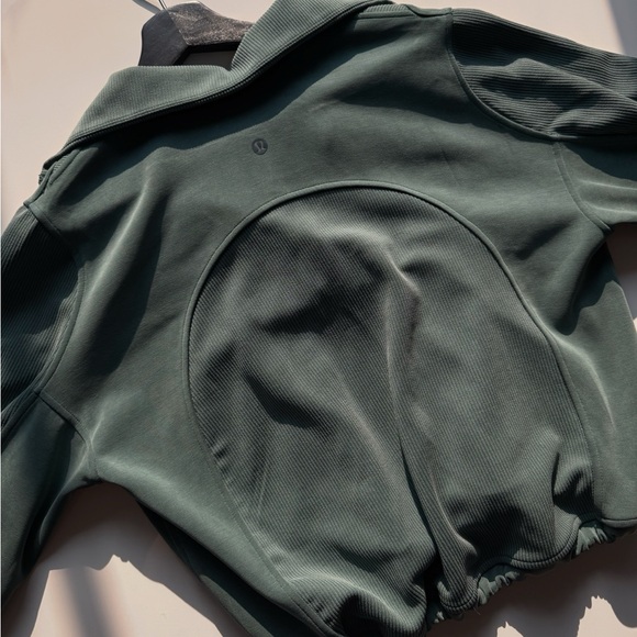 SOLD🖤 Lululemon Brushed Softstreme Ribbed Half Zip - Picture 2 of 4